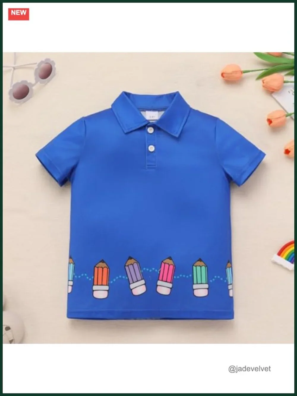 Kids Boys 2-Piece Set Short Sleeve Tee & Gingham Shorts